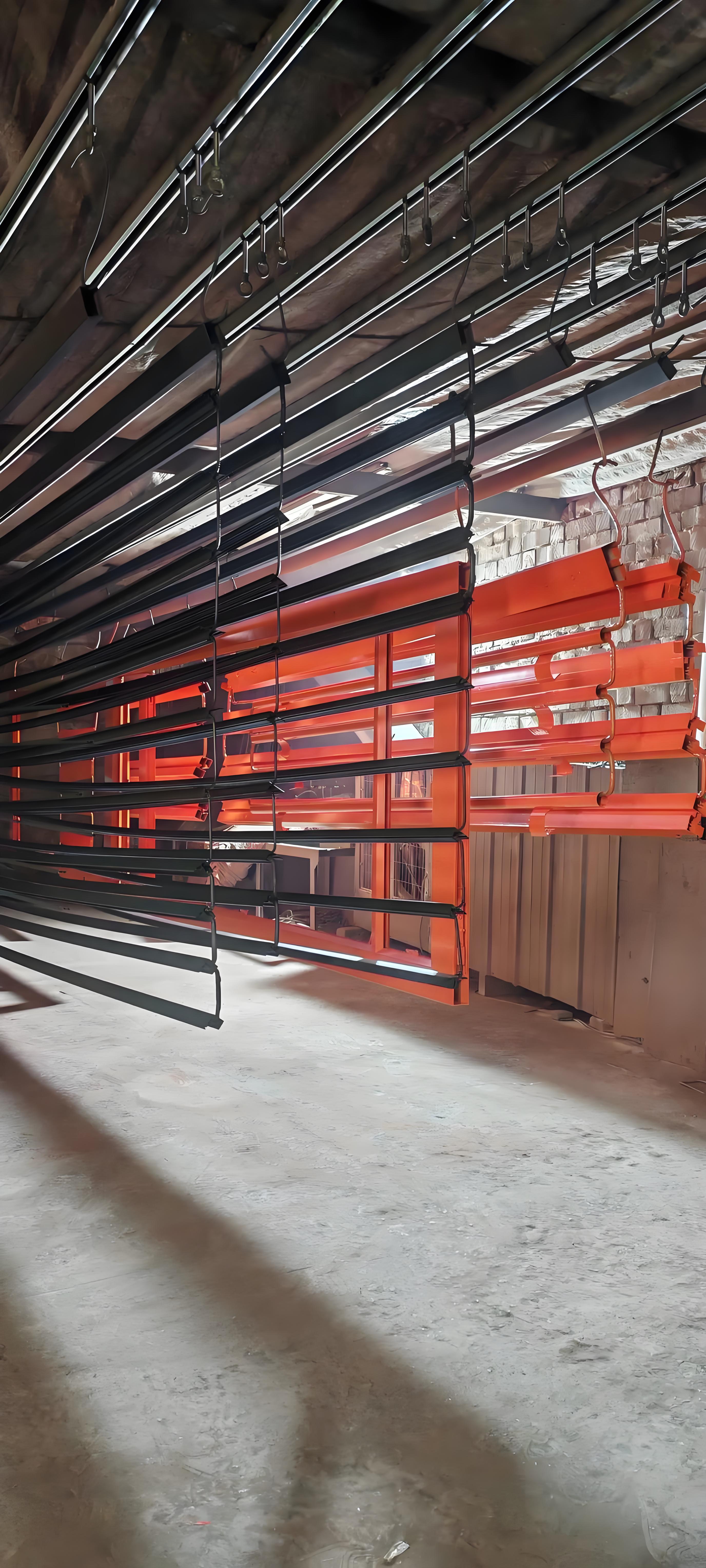 Powder coated and finished roll formed metal profiles