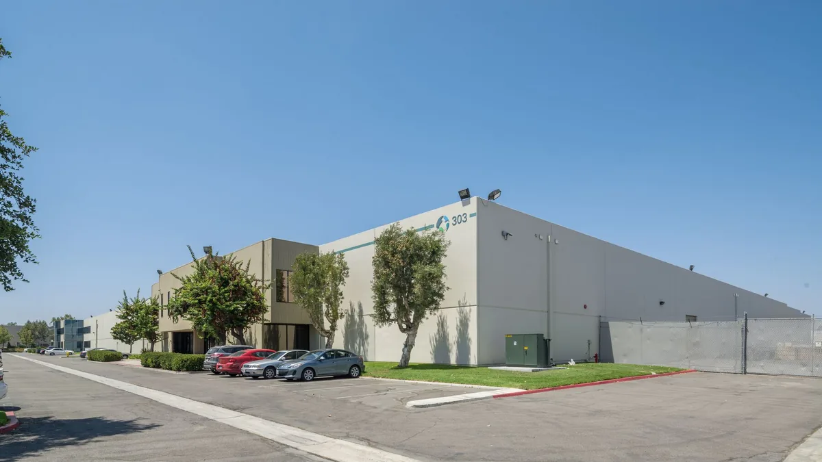 US warehouse with racked inventory and pallet storage
